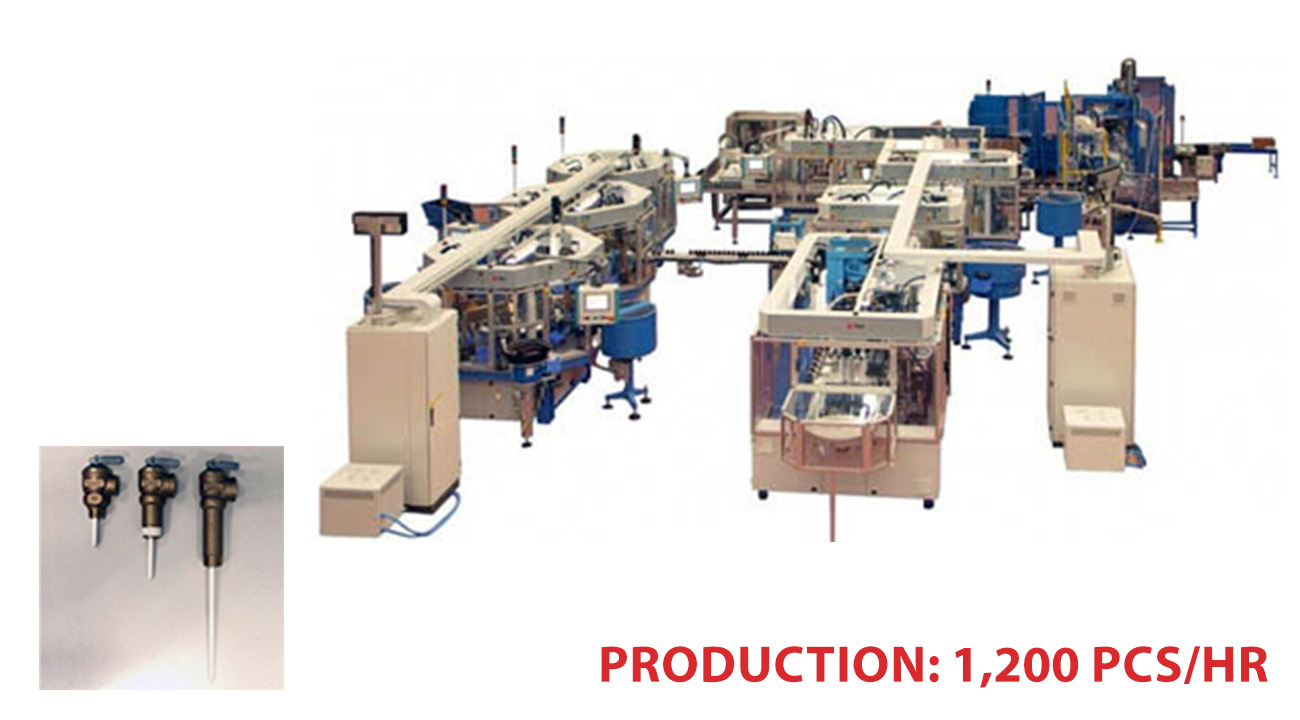 Assembly, Calibration, and Testing Line for T&P Valves