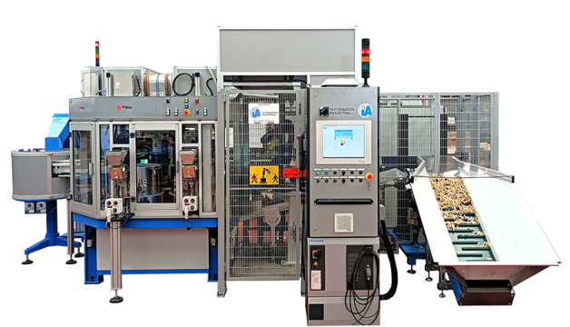 Automatic Machine for Press Fitting Connector Assembly